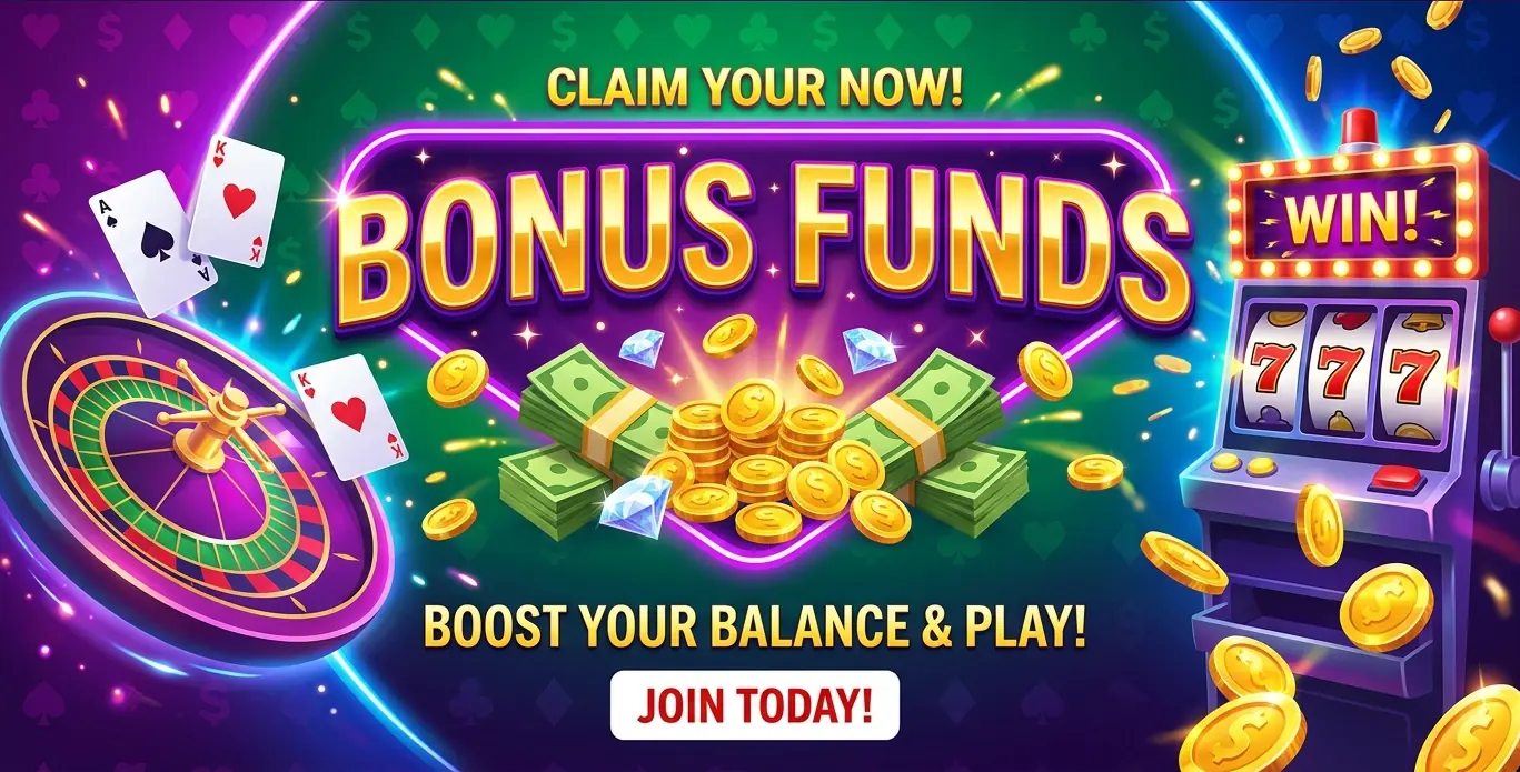 Spela casino bonus funds
