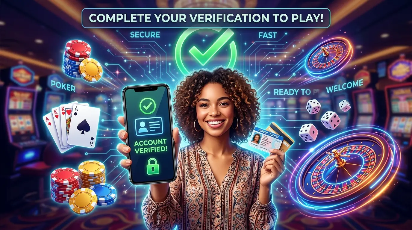 Verifiera konto hos Spela casino